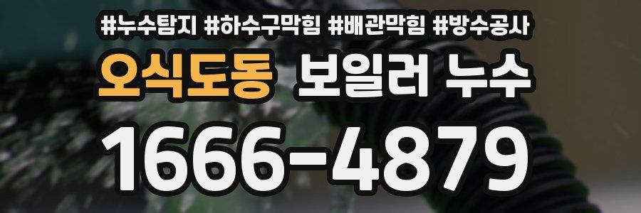 오식도동 보일러 누수