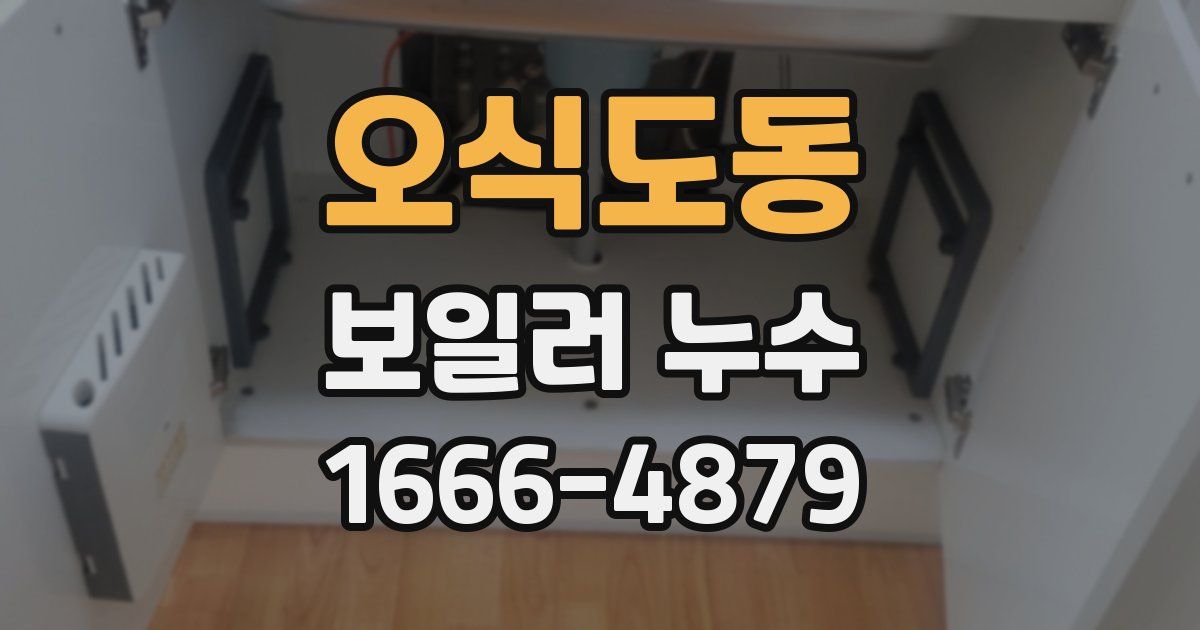 오식도동 보일러 누수