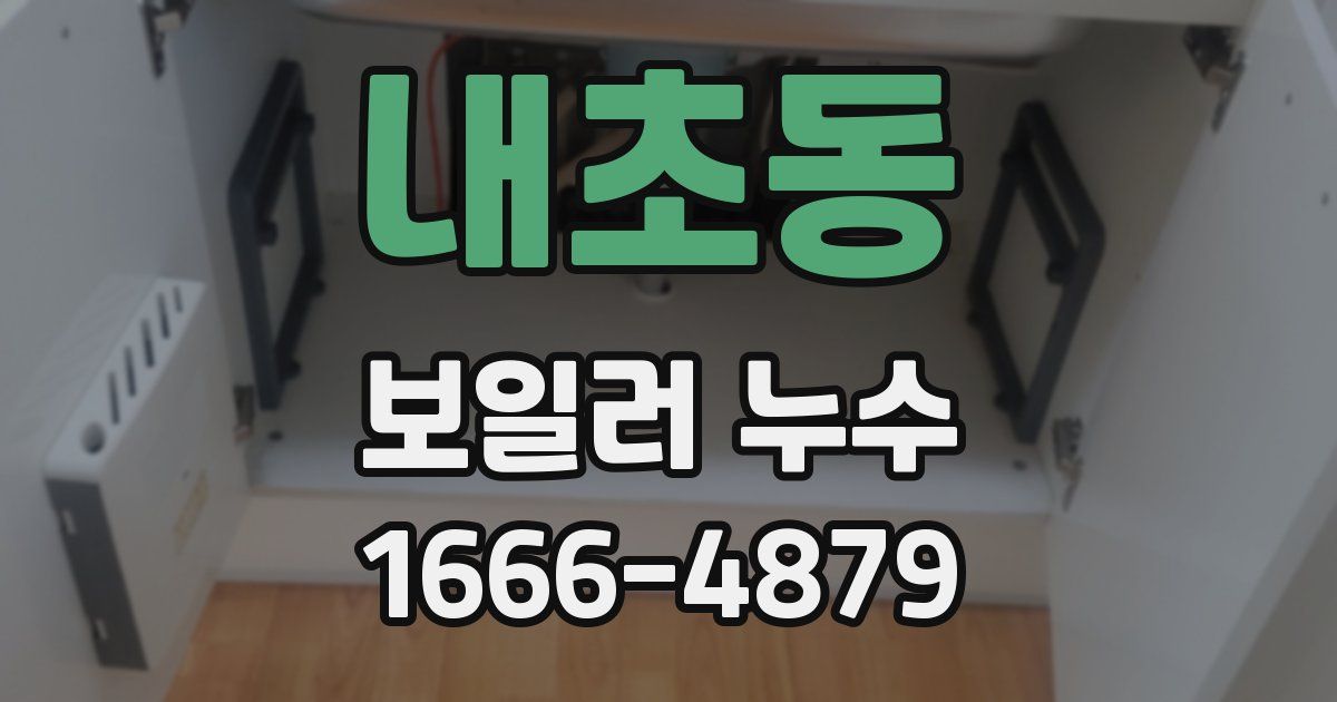 내초동 보일러 누수