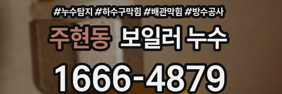 주현동 보일러 누수