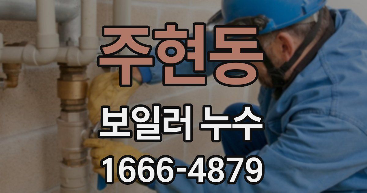 주현동 보일러 누수
