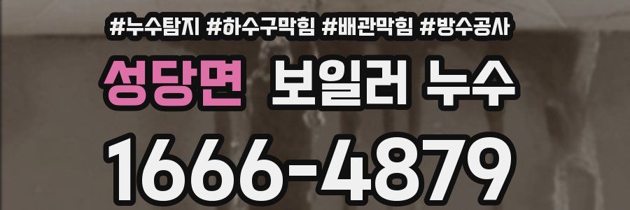 성당면 보일러 누수