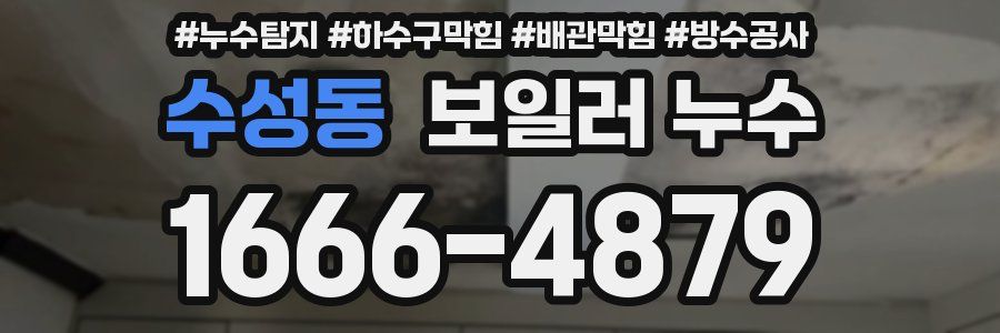 수성동 보일러 누수