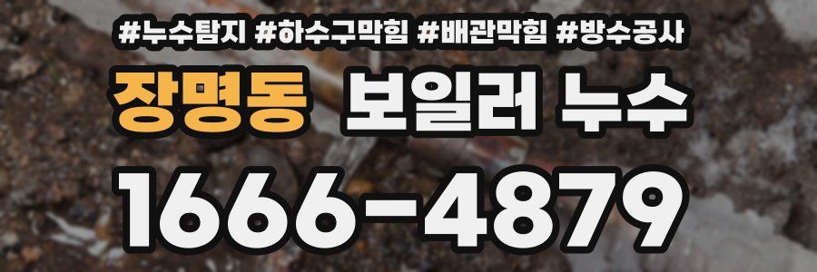 장명동 보일러 누수