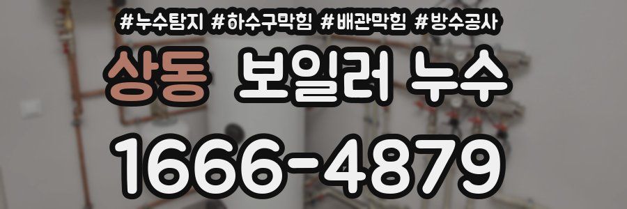 상동 보일러 누수