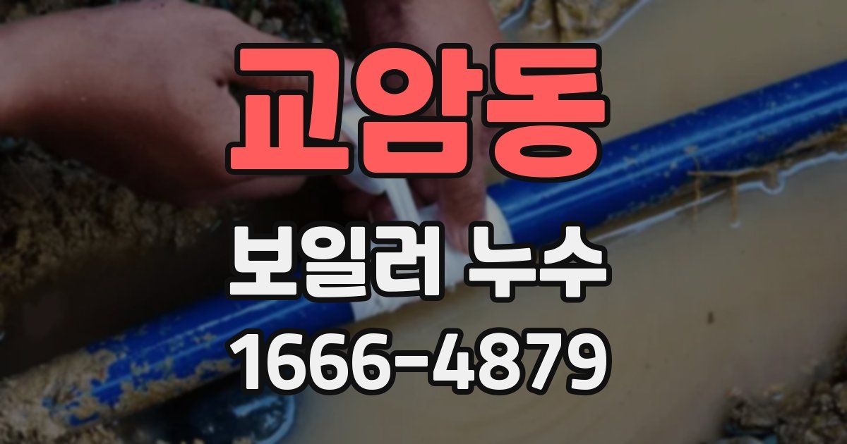 교암동 보일러 누수