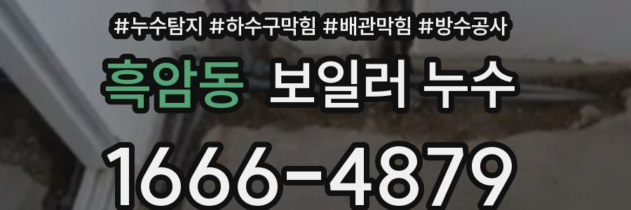 흑암동 보일러 누수