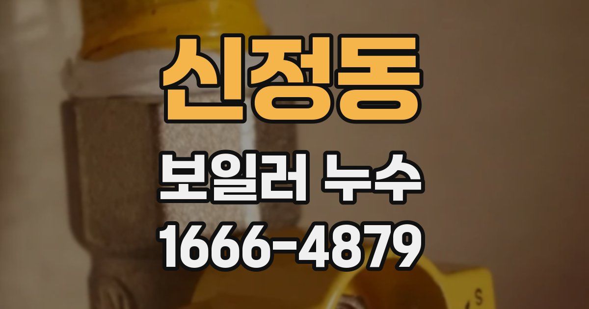 신정동 보일러 누수