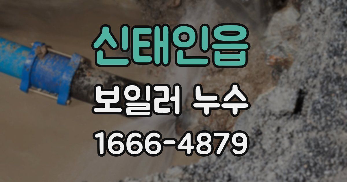 신태인읍 보일러 누수