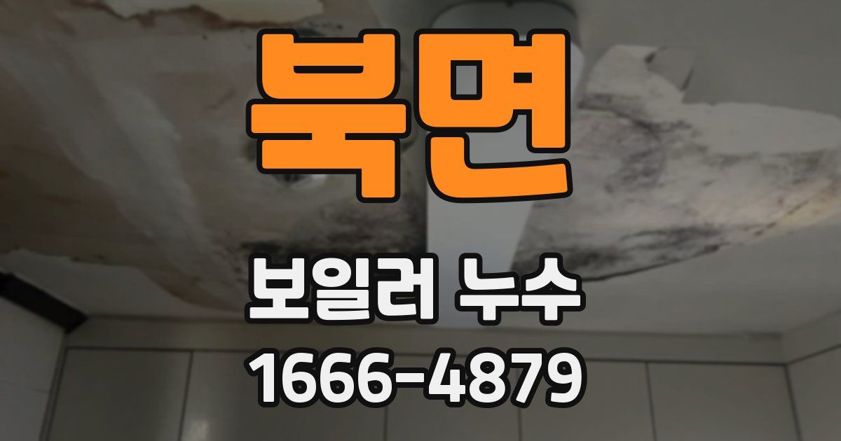 북면 보일러 누수