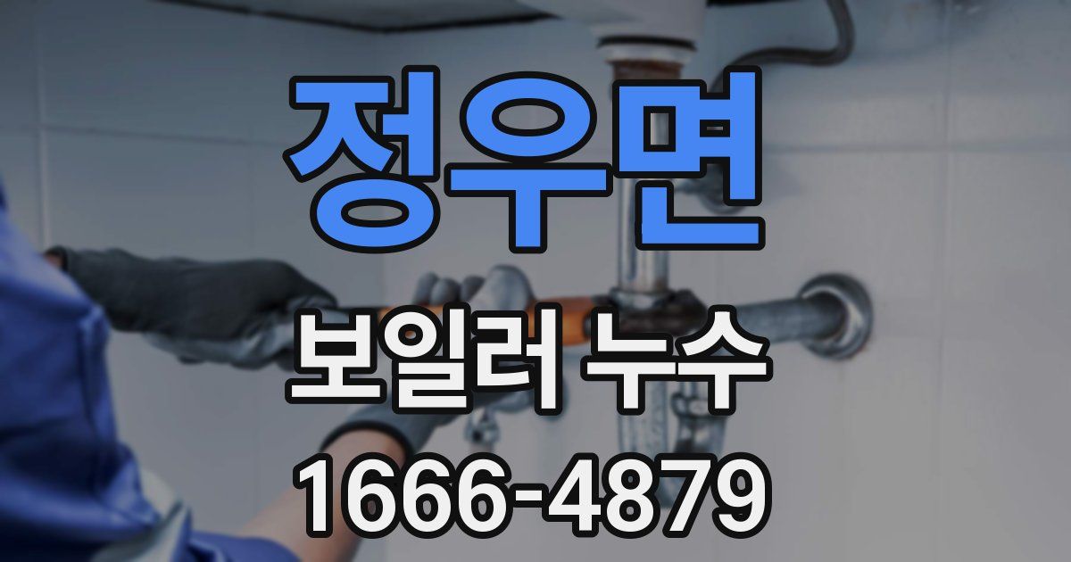 정우면 보일러 누수