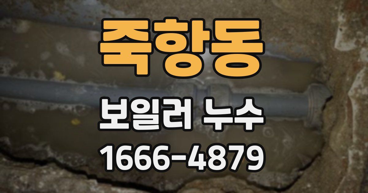 죽항동 보일러 누수