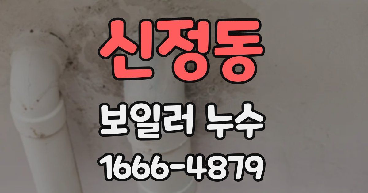 신정동 보일러 누수