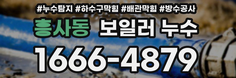 흥사동 보일러 누수