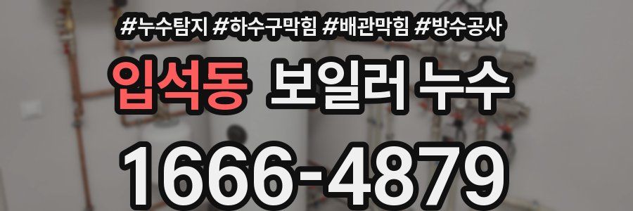 입석동 보일러 누수