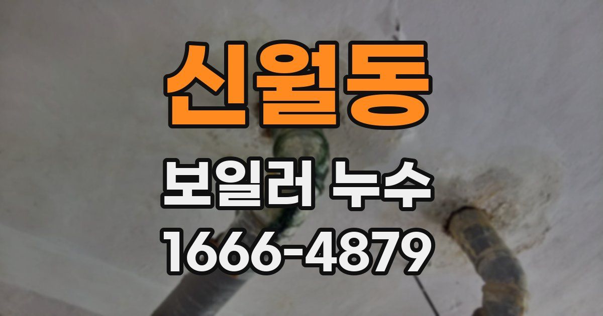 신월동 보일러 누수