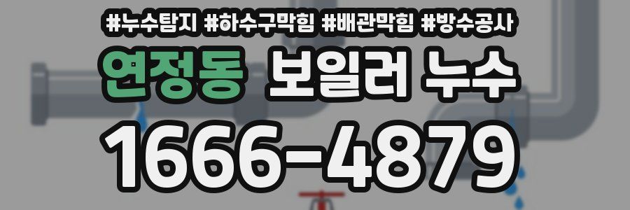 연정동 보일러 누수