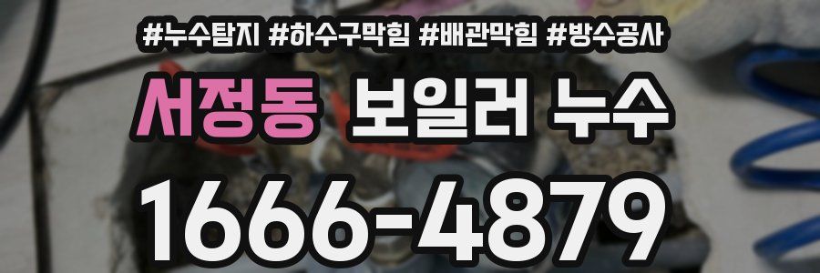 서정동 보일러 누수
