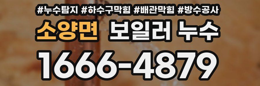 소양면 보일러 누수