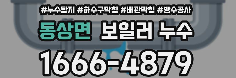 동상면 보일러 누수