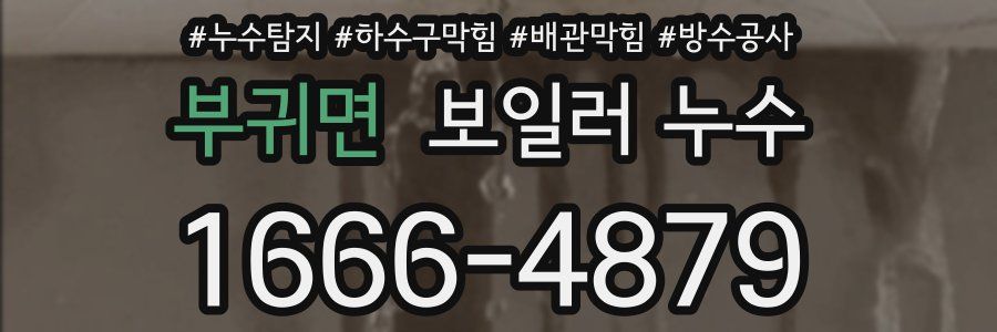 부귀면 보일러 누수