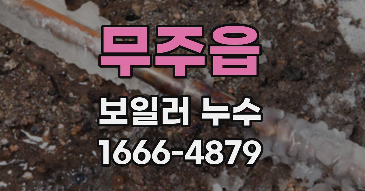 무주읍 보일러 누수