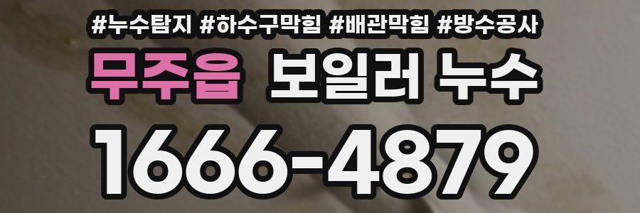 무주읍 보일러 누수
