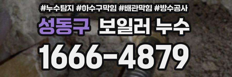 성동구 보일러 누수