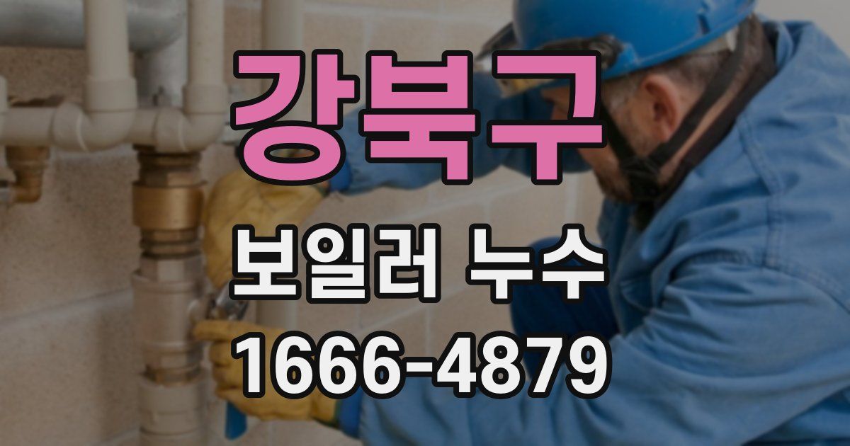 강북구 보일러 누수