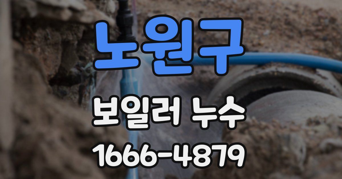노원구 보일러 누수