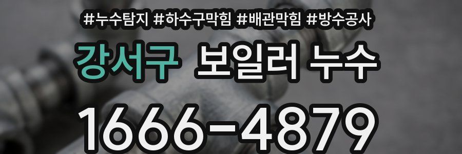 강서구 보일러 누수