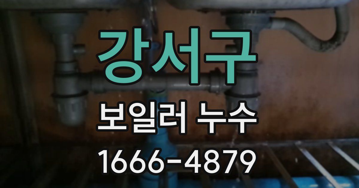 강서구 보일러 누수