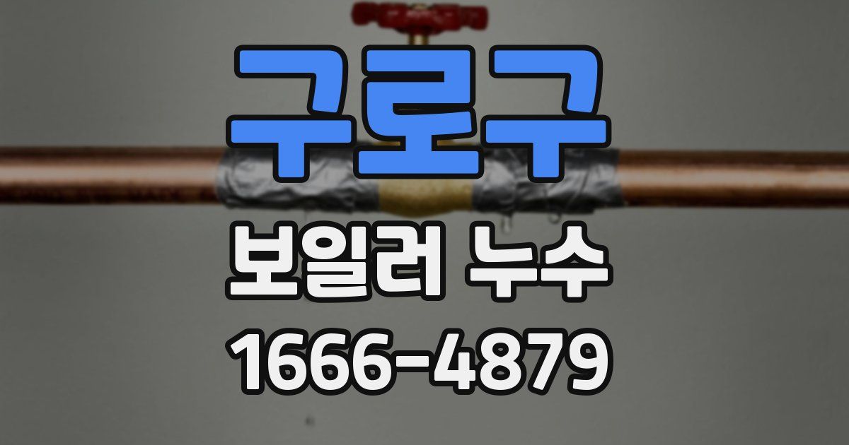 구로구 보일러 누수