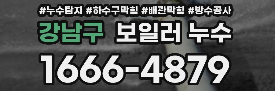 강남구 보일러 누수