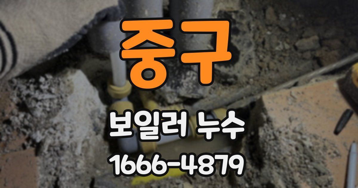 중구 보일러 누수
