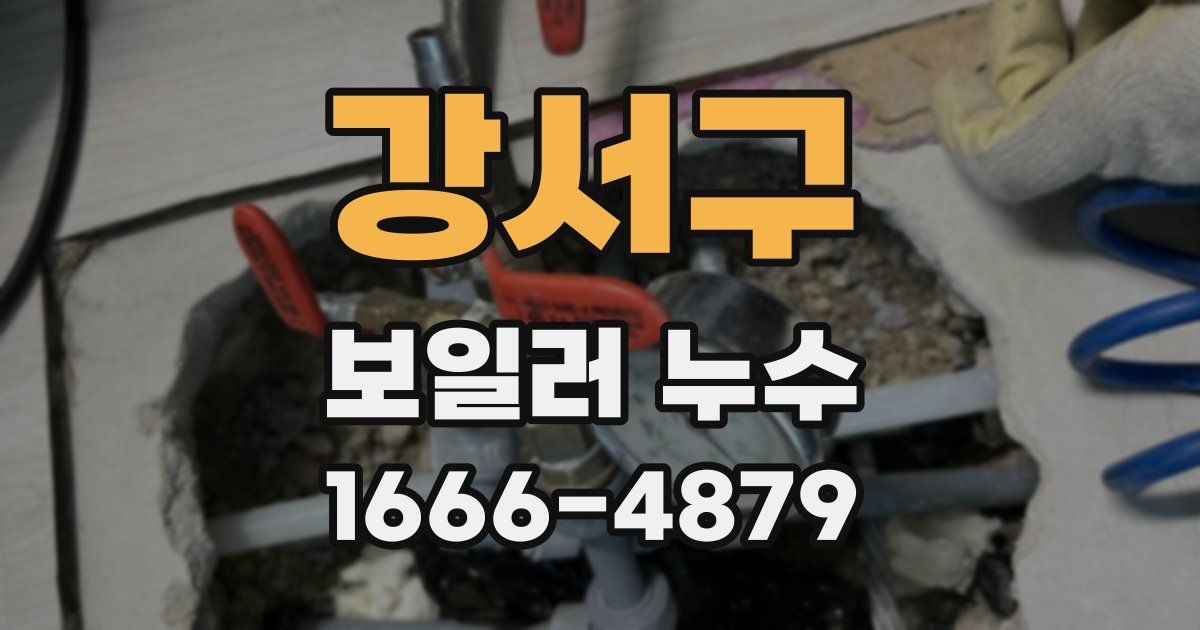 강서구 보일러 누수