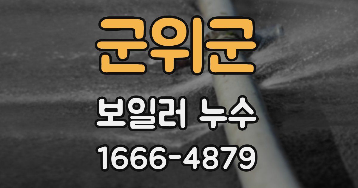 군위군 보일러 누수