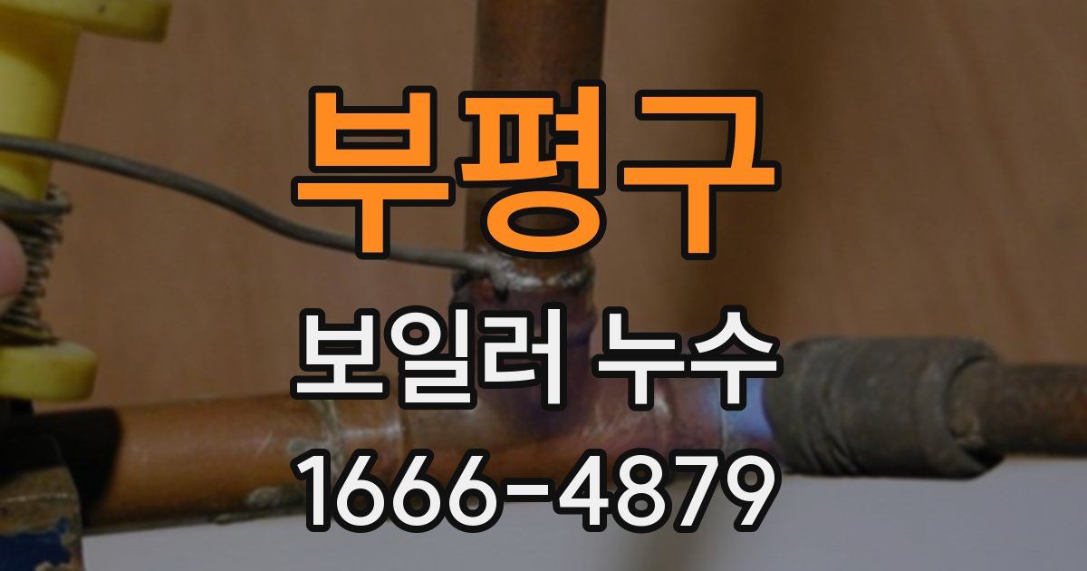 부평구 보일러 누수