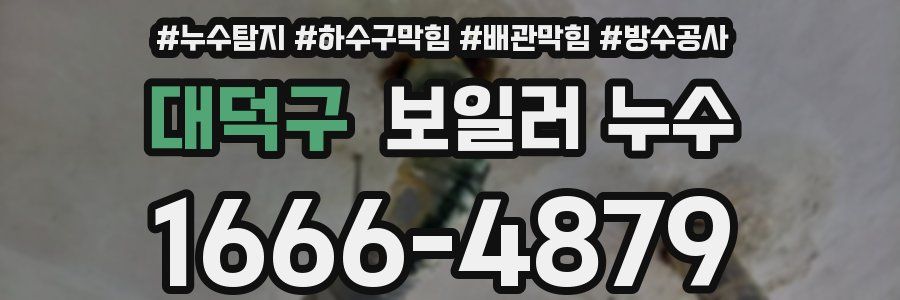 대덕구 보일러 누수