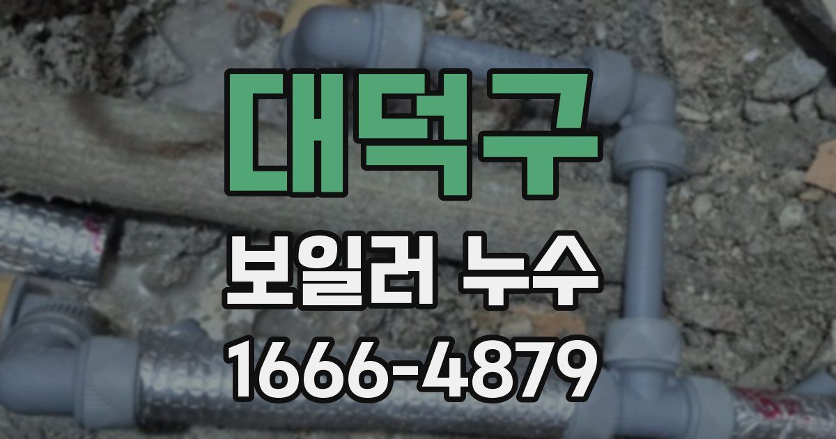 대덕구 보일러 누수