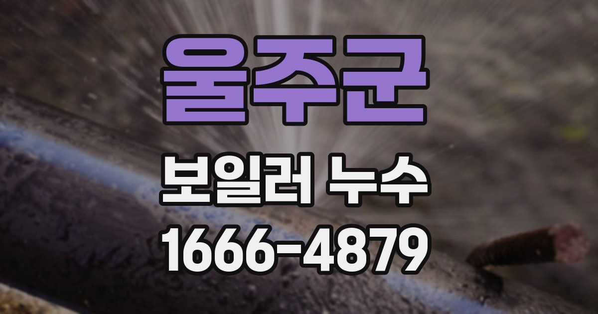 울주군 보일러 누수