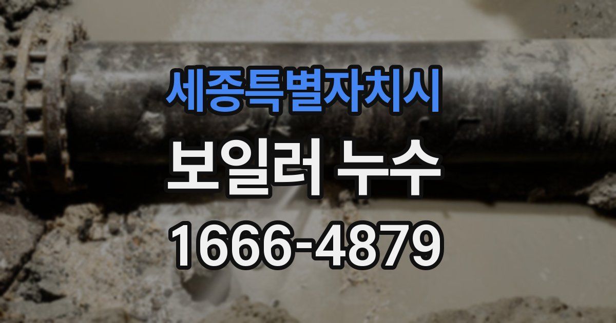 세종특별자치시 보일러 누수