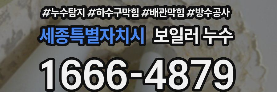세종특별자치시 보일러 누수
