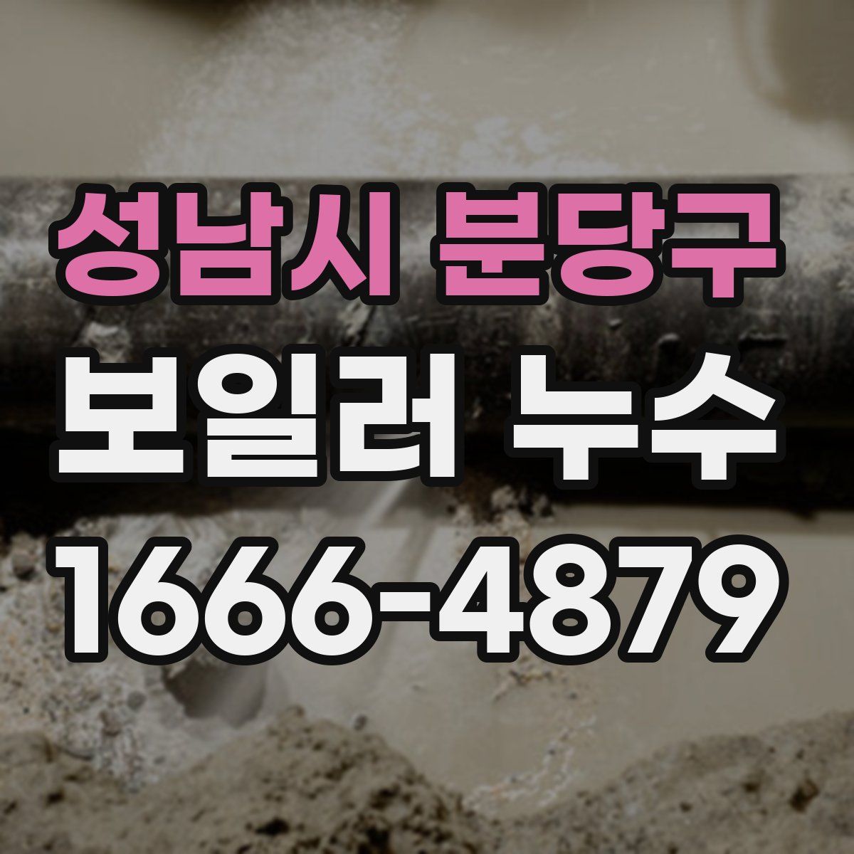 성남시 분당구 보일러 누수
