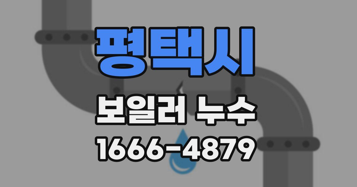 평택시 보일러 누수
