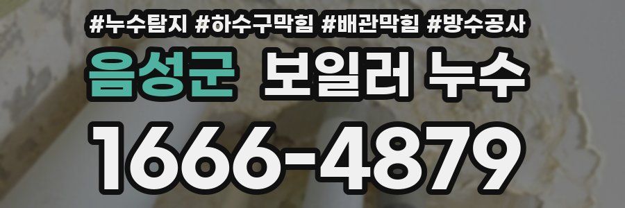음성군 보일러 누수
