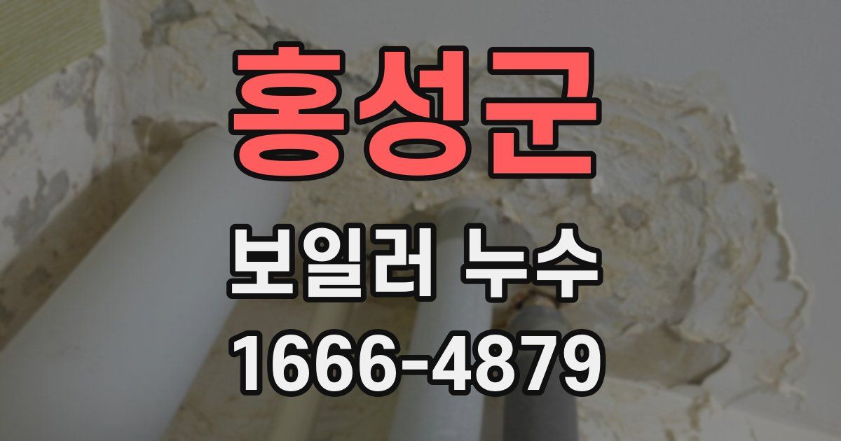 홍성군 보일러 누수