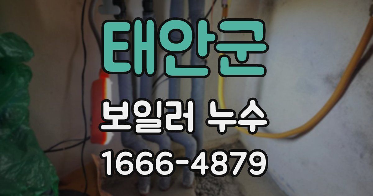 태안군 보일러 누수