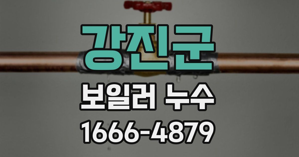 강진군 보일러 누수