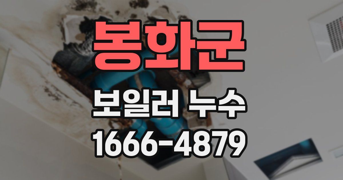 봉화군 보일러 누수